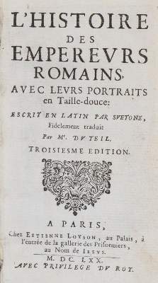Bild Nr.1: 144-375 Suetonius Tranquillus,C.: (Jus der Bibliothek v. Prof. Thomas Würtenberger)