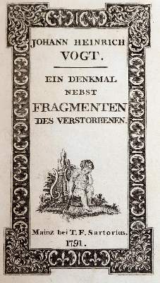 Bild Nr.1: 144-378 Vogt,J.H.: (Jus der Bibliothek v. Prof. Thomas Würtenberger)