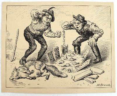 Bild Nr.5: 144-3821 Brasch, Hans: (Künstlergraphik, Karikatur)