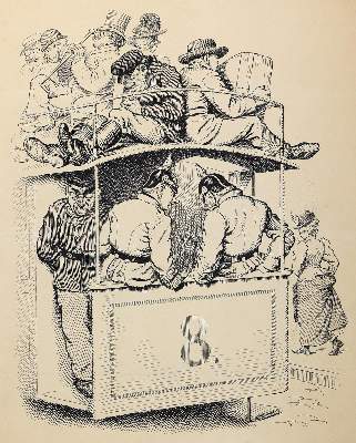 Bild Nr.3: 144-3823 Federzeichnungen.: (Künstlergraphik, Karikatur)