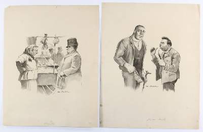 Bild Nr.6: 144-3825 Flechtner, Otto: (Künstlergraphik, Karikatur)