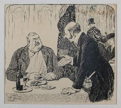 Bild Nr.10: 144-3835 Grätz, Theodor: (Künstlergraphik, Karikatur)