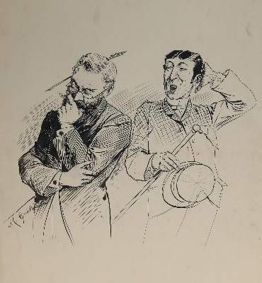 Bild Nr.5: 144-3837 Grätz, Theodor: (Künstlergraphik, Karikatur)
