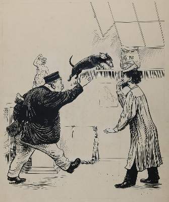 Bild Nr.13: 144-3839 Grieß, Rudolf: (Künstlergraphik, Karikatur)