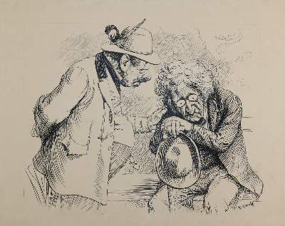 Bild Nr.8: 144-3839 Grieß, Rudolf: (Künstlergraphik, Karikatur)