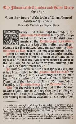 Bild Nr.3: 144-384 Illuminated Calendar, The,: (Kalender)