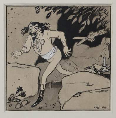 Bild Nr.2: 144-3840 Hengeler, Adolf: (Künstlergraphik, Karikatur)