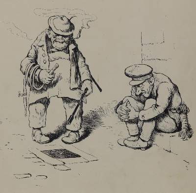 Bild Nr.5: 144-3841 Hengeler, Adolf: (Künstlergraphik, Karikatur)