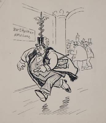 Bild Nr.3: 144-3848 Karikaturen.: (Künstlergraphik, Karikatur)