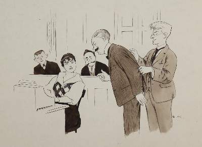 Bild Nr.2: 144-3849 Kirchner, Eugen: (Künstlergraphik, Karikatur)