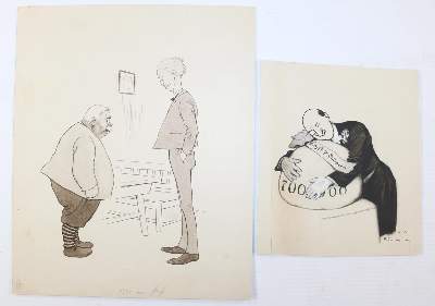 Bild Nr.10: 144-3855 Kirchner, Eugen: (Künstlergraphik, Karikatur)