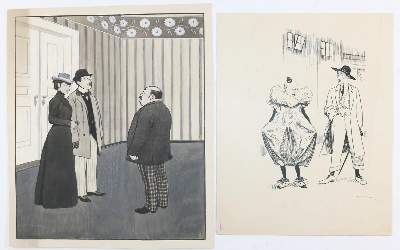 Bild Nr.3: 144-3855 Kirchner, Eugen: (Künstlergraphik, Karikatur)