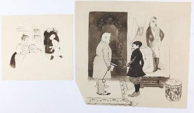 Bild Nr.4: 144-3855 Kirchner, Eugen: (Künstlergraphik, Karikatur)