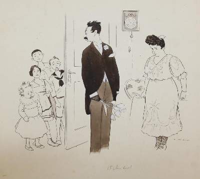 Bild Nr.6: 144-3855 Kirchner, Eugen: (Künstlergraphik, Karikatur)