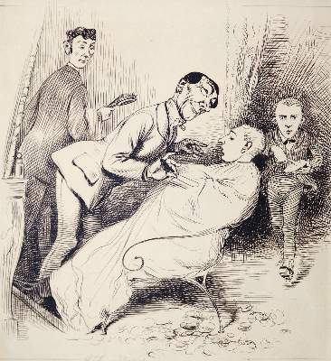 Bild Nr.1: 144-3860 Oberländer, Adolf: (Künstlergraphik, Karikatur)