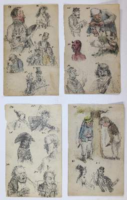 Bild Nr.1: 144-3866 Oberländer, Adolf: (Künstlergraphik, Karikatur)