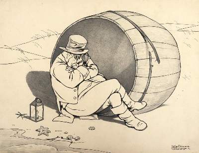 Bild Nr.1: 144-3868 Olshausen-Schöneberg, Käthe: (Künstlergraphik, Karikatur)