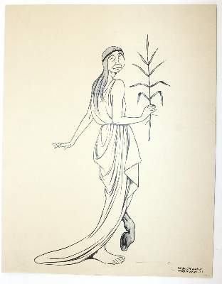 Bild Nr.7: 144-3868 Olshausen-Schöneberg, Käthe: (Künstlergraphik, Karikatur)