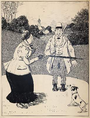 Bild Nr.6: 144-3873 Reinicke, Emil: (Künstlergraphik, Karikatur)