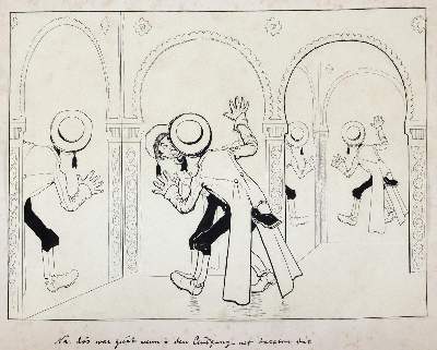 Bild Nr.4: 144-3877 Stubenrauch, Hans: (Künstlergraphik, Karikatur)
