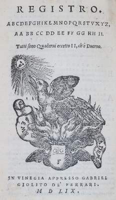 Bild Nr.3: 144-40 Dolce,L. (Hrsg.).: (Alte Drucke, Handschriften und Theologie)