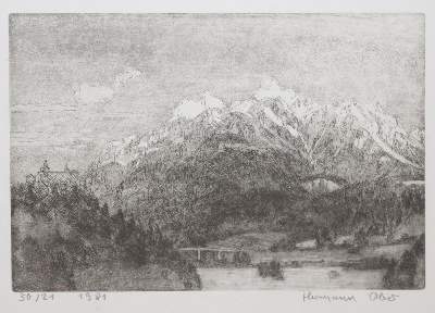 Bild Nr.1: 144-4125 Ober, Hermann: (Künstlergraphik)