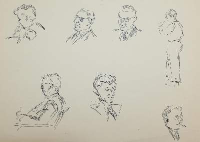 Bild Nr.5: 144-4196 Portraits: (Künstlergraphik)