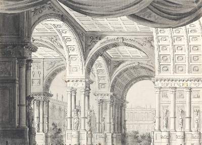 Bild Nr.1: 144-4208 (Quaglio, Lorenz). Umkreis.: (Künstlergraphik)