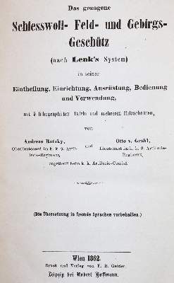 Bild Nr.1: 144-423 Rutzky,A. u. O.v.Grahl.: (Militaria)