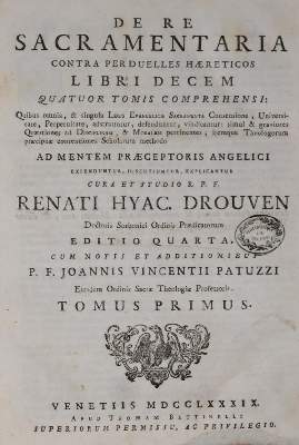 Bild Nr.1: 144-43 Drouin,R.H.: (Alte Drucke, Handschriften und Theologie)