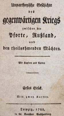 Bild Nr.1: 144-431 Unpartheyische Geschichte: (Militaria)