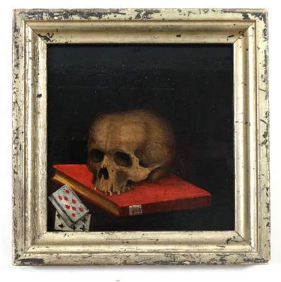 Bild Nr.1: 144-4452 Vanitas-Stillleben.: (Künstlergraphik)