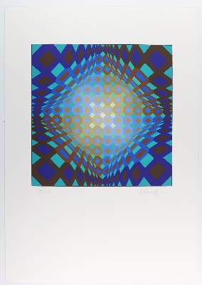Bild Nr.1: 144-4455 Vasarely, Victor: (Künstlergraphik)
