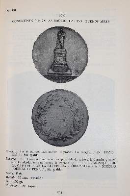 Bild Nr.3: 144-465 Argentinien.: (Numismatik u. Siegelkunde, Medaillen)