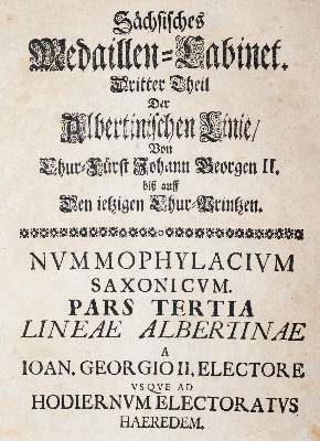 Bild Nr.1: 144-473 (Tentzel,E.W.).: (Numismatik u. Siegelkunde, Medaillen)