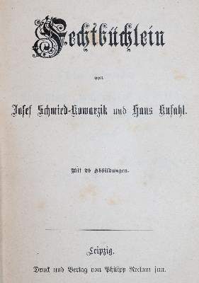 Bild Nr.1: 144-503 Schmied-Kowarzik,J. u. H.Kufahl.: (Sport, Fechten)