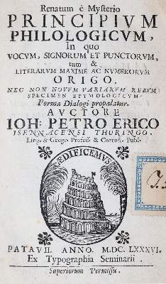 Bild Nr.1: 144-53 Ericus,J.P.: (Alte Drucke, Handschriften und Theologie)