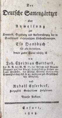 Bild Nr.1: 144-531 Gotthard,J.C. u. R.Eyserbeck.: (Küche und Haushalt, Garten)