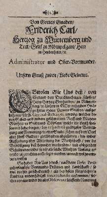 Bild Nr.3: 144-538 Verordnungen für Württemberg: (Küche und Haushalt, Getränke, Wein)