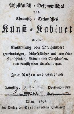 Bild Nr.1: 144-544 Physikalisch-Oekonomisches: (Küche und Haushalt, Haushalt)