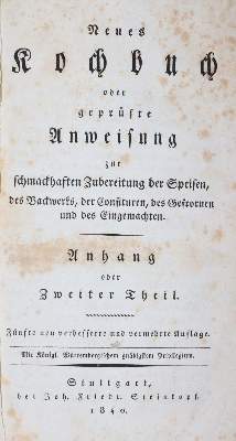 Bild Nr.1: 144-551 (Löffler,F.L.).: (Küche und Haushalt, Kochbücher)