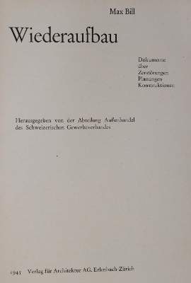 Bild Nr.2: 144-599 Bill,M.: (Architektur)