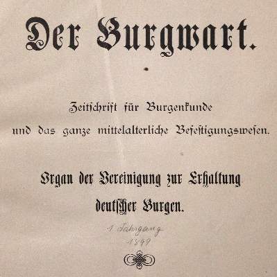 Bild Nr.1: 144-601 Burgwart, Der.: (Architektur)