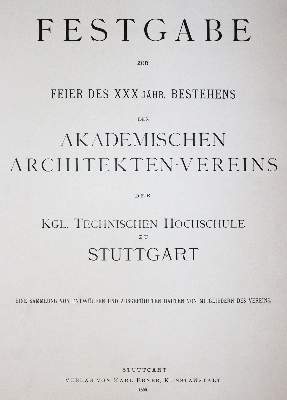 Bild Nr.6: 144-605 Eisenlohr,L. u. C.Weigle (Hrsg.).: (Architektur)