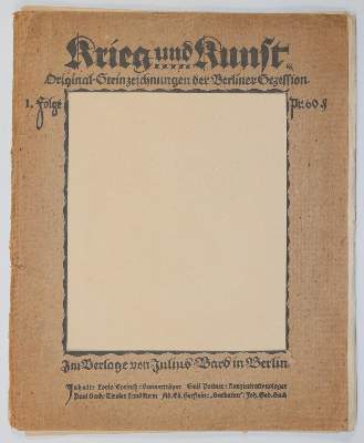 Bild Nr.2: 144-644 Krieg und Kunst.: (Kunstwissenschaft)