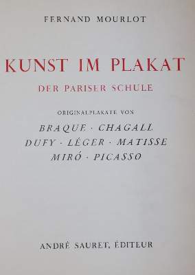 Bild Nr.1: 144-660 Mourlot,F.: (Kunstwissenschaft)