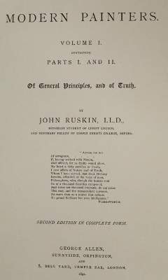 Bild Nr.1: 144-675 Ruskin,J.: (Kunstwissenschaft)