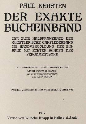 Bild Nr.5: 144-706 Kersten,P.: (Einband)