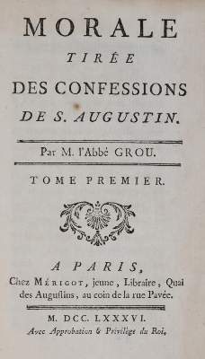 Bild Nr.1: 144-73 Grou,(J.N.).: (Alte Drucke, Handschriften und Theologie)