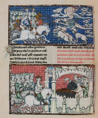 Bild Nr.5: 144-730 L'Ystoire du bon roi Alexandre.: (Faksimile)